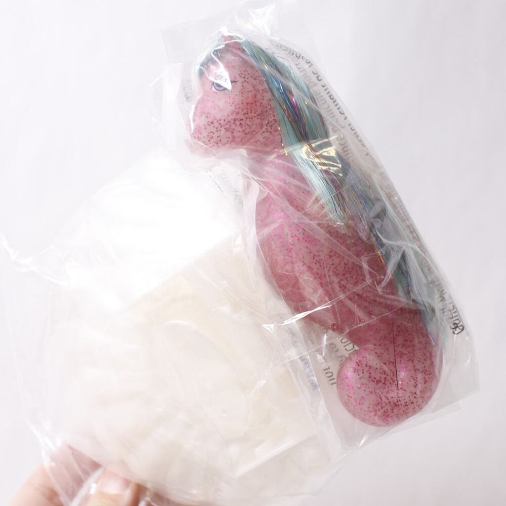 HQG1C Sea Glimmers Ponies Sea Rose Toy Figure w Shell in Package ~ 260507-WH 644